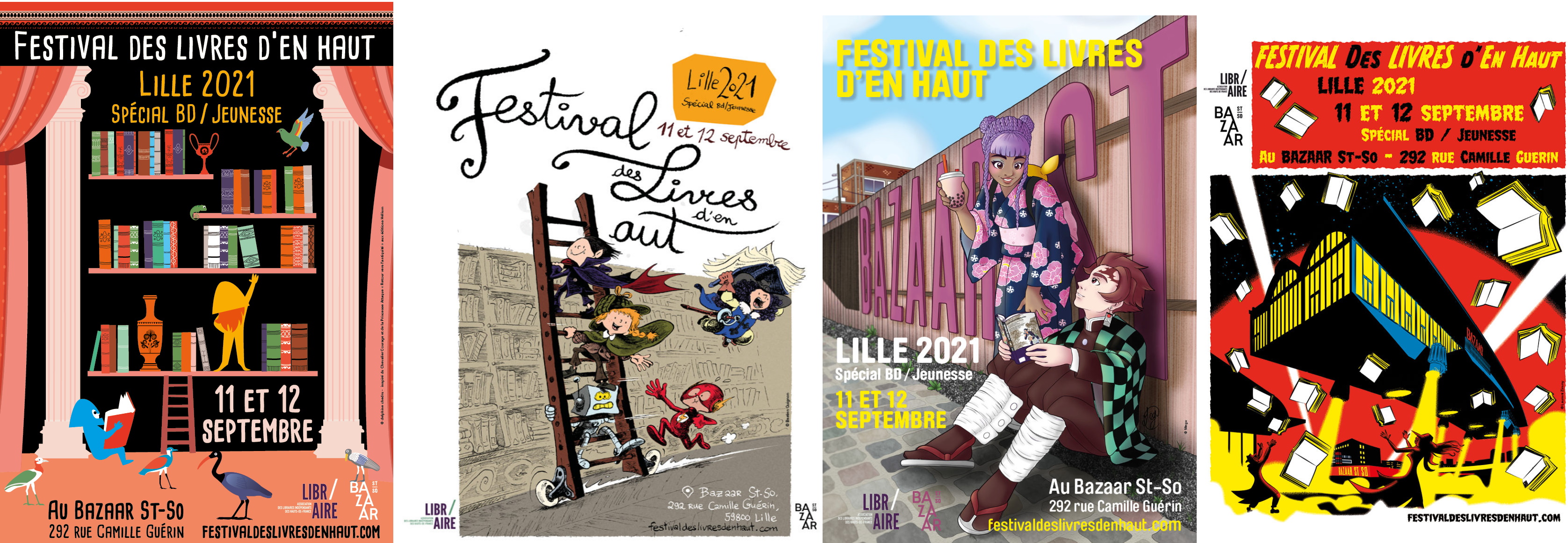 Festival des livres d’en haut Lille 2021